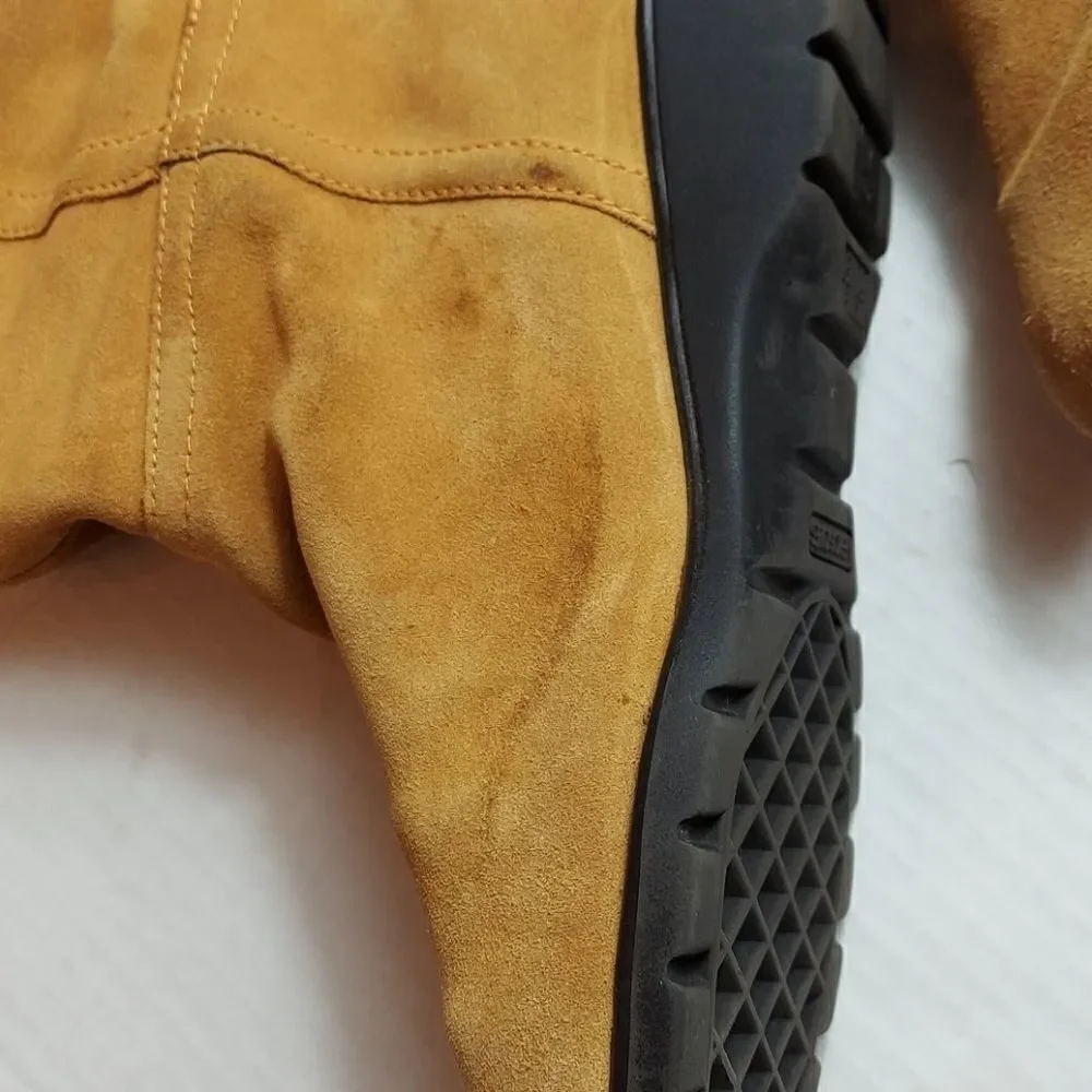 Aerosoles Supersonic Suede Slouch Boots Sz 7.5